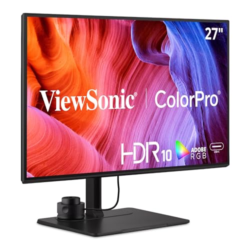 ViewSonic Monitor 27" LED IPS Flicker Free