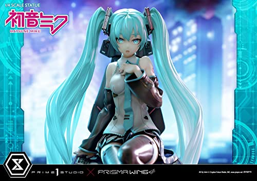 Prime 1 Studio Hatsune Miku - Figura Decorativa (PVC, 1/4 Hatsune Miku Art by Neco, 34 cm)