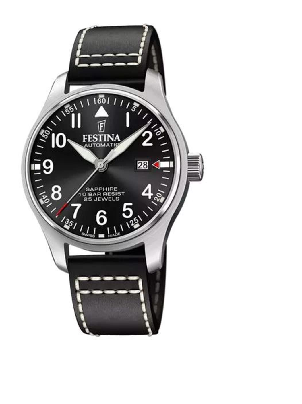 Festina Reloj Analógico para Hombres de Automático con Correa en Cuero F20151/4