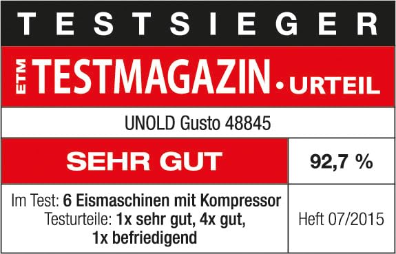 Unold Gusto - Heladera de 2 l, 180 W
