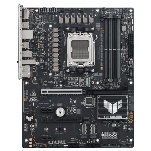 ASUS TUF Gaming B650E-PLUS WiFi - Placa Base AMD B650 ATX, 12+2+1 etapas de Potencia 80A, DDR5, PCIe 5.0, M.2, Wi-Fi 6E, 2.5Gb Ethernet, DisplayPort, HDMI, USB Tipo-C, BIOS Flashback, Aura Sync