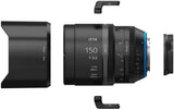 Irix Cine 150mm T3.0 Macro 1:1 Lente de vídeo 150mm para Arri PL || 11 láminas de Enfoque min 0,35 m rotación 270° || Lente de vídeo para PL