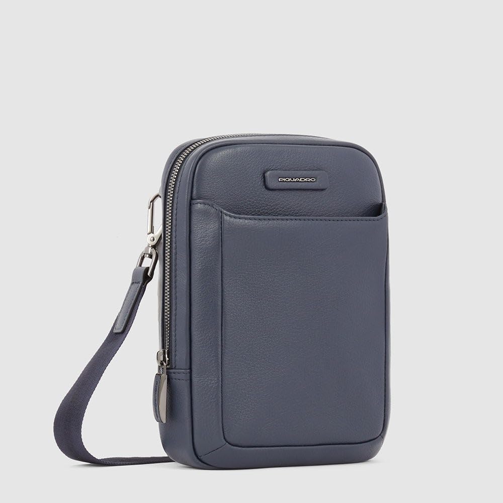 PIQUADRO Modus, Funda de Piel para iPad Mini Hombres, Turquesa, OneSize