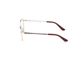 GUESS Gu50170 Marcos para Gafas recetadas, 033 Shiny Pale Gold, 52/15/140 para Mujer