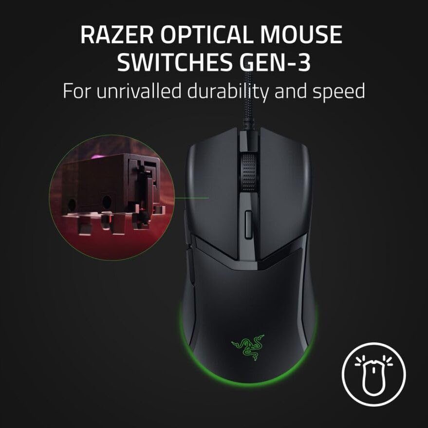 Razer Cobra Pro - Ratón Gaming inalámbrico y Personalizable con Razer Chroma RGB (10 Controles Personalizables, 11 Zonas de iluminación Chroma, Sensor óptico Focus Pro de 30 000 PPP) Negro