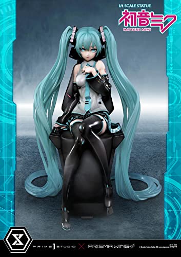 Prime 1 Studio Hatsune Miku - Figura Decorativa (PVC, 1/4 Hatsune Miku Art by Neco, 34 cm)