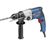 Bosch Professional GBM 13-2 RE - Taladro sin percusión (750 W, 2 velocidades, Ø max perforación acero 13 mm, portabrocas alta precisión, en caja)