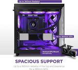 NZXT H6 Flow RGB Mid Tower Cristal Templado USB-C Negra