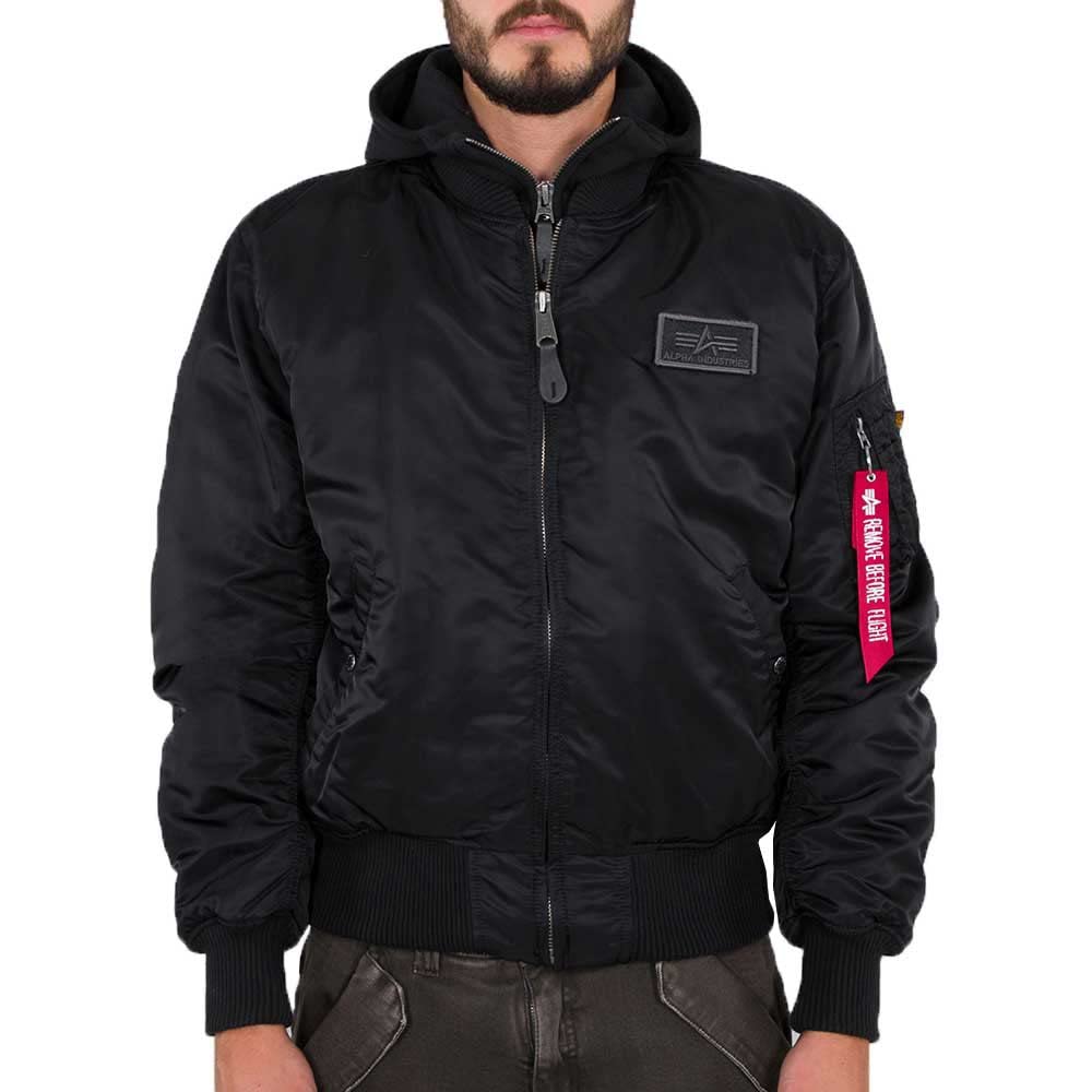 Alpha Industries MA-1 D-Tec Chaqueta, Negro (Black/Black-515), Medium (Tamaño del Fabricante: M) para Hombre