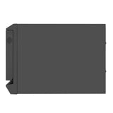 SilverStone Technology SST-CS381 v1.2 - Caja de Almacenamiento ATX Midi Tower para Ordenador, Interior Negro, Compatible con 8 bahías de Disco Duro de 3,5" o 2,5", Puerta Frontal con Cerradura, Negro
