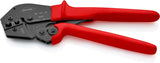 Knipex Alicate para crimpar terminales también para trabajar a dos manos bruñido, con fundas de plástico antideslizantes 250 mm 97 52 19