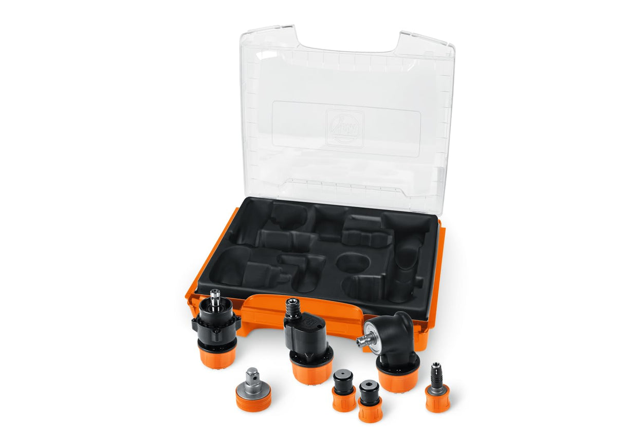 FEIN Set de accesorios QuickIN Metal,-BOXX72, para todas las atornilladoras a batería FEIN con alojamiento QuickIN, El relleno de la maleta ofrece además espacio para otros accesorios QuickIN.