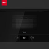TEKA Microondas Integrable con Grill, Capacidad 22 L, 5 Niveles de Potencia, 850 W, Base Cerámica, Cristal Full Black, Modelo ML 8220 BIS L FBK