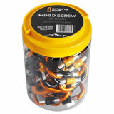Pack de 40 unidades mosquetón MINI D rosca