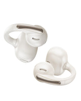 Baseus MC1 Blanc Auriculares Abiertos, Auriculares Bluetooth con Clip & 40H de Autonomía, Calidad de Sonido HiFi Bass Ai, Cómodos & Ligeros (5,2 g), Clip con Protección IP57 contra el Polvo & el Agua