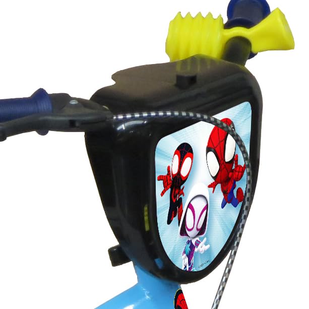 albri Bicicletta Pollici Di Bicicleta de 12 Pulgadas de Spidey, Bebés niños, Multicolor