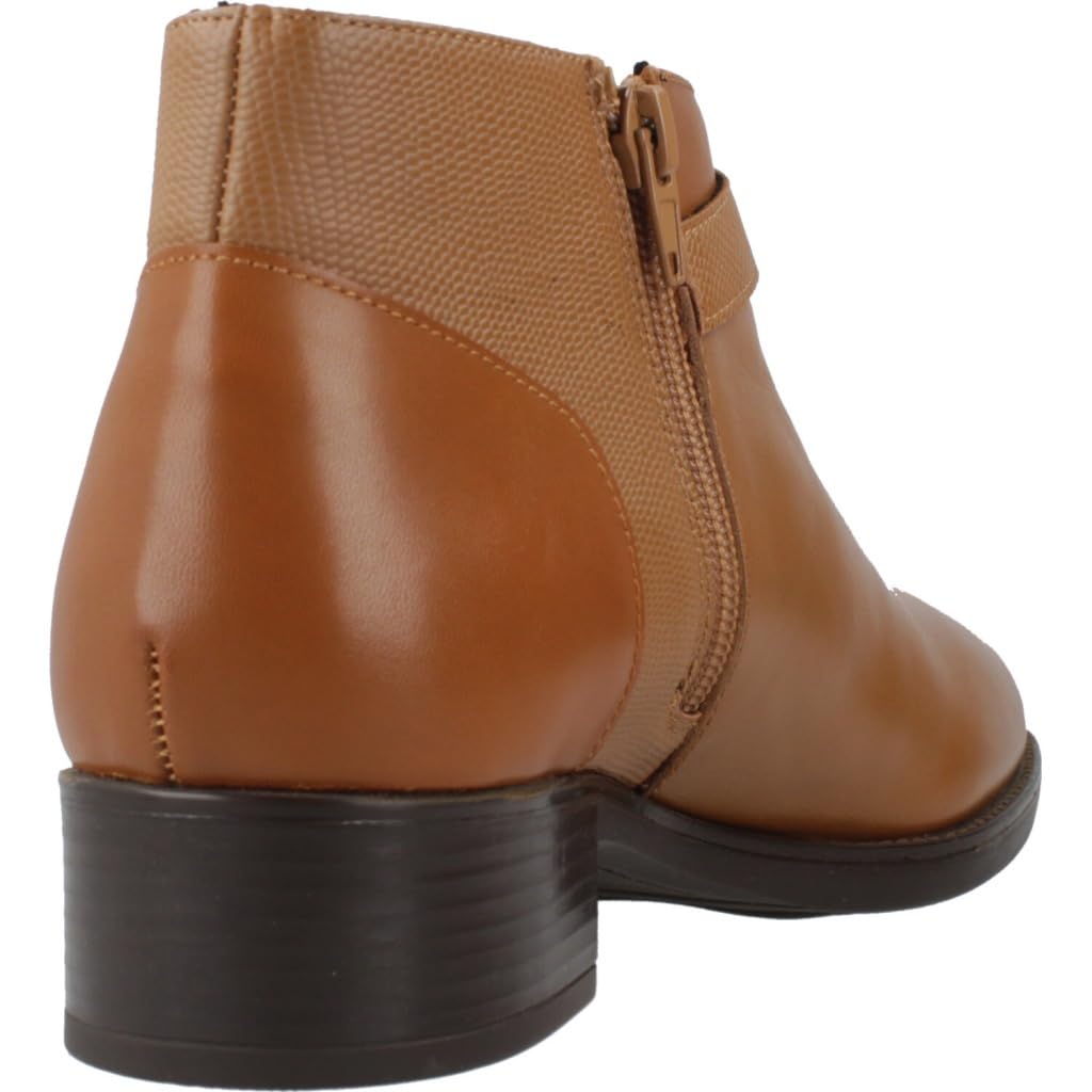 Geox D Felicity B, Bota de Tobillo Mujer, coñac, 40 EU