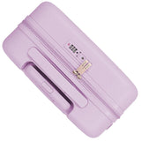 Enso Cute girl Maleta de cabina Morado 40x55x20 cms Rígida ABS Cierre TSA integrado 37L 3,22 kgs 4 Ruedas dobles Equipaje de Mano