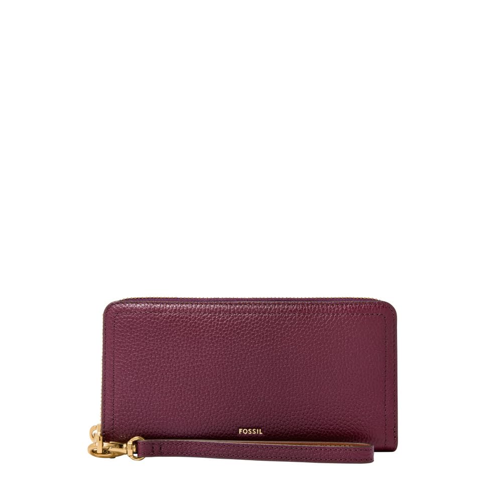 Fossil Logan, Accesorio de Viaje-Billetera Plegable para Mujer, Purple, X-Small