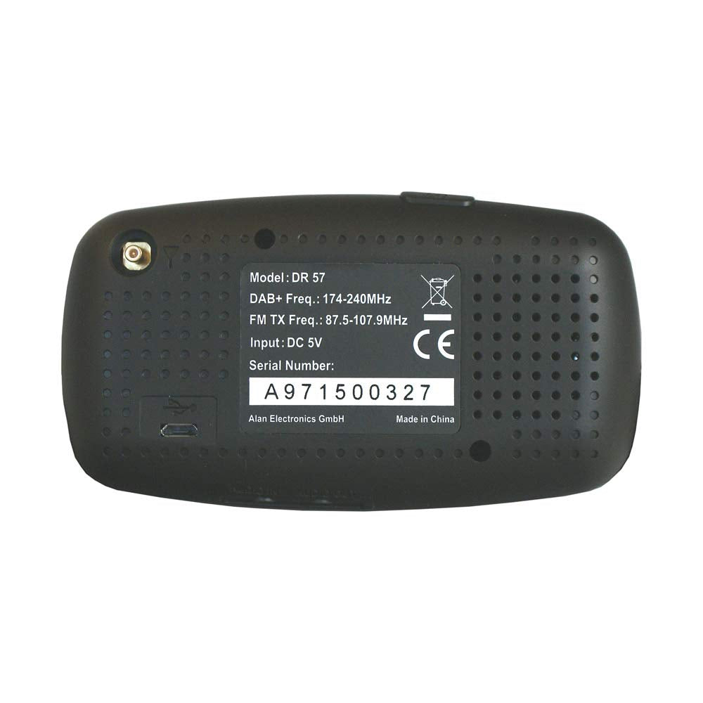 Albrecht DR 57 87.6-107.9MHz Bluetooth Negro - Transmisor FM (87,6-107,9 MHz, LCD, 6,1 cm (2.4"), Bluetooth, Encendedor de Cigarrillos, CC, 12-24)