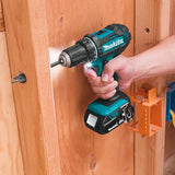 Makita DDF482RFJ drill Negro, Azul 1900 RPM 1,5 kg - Taladro eléctrico (1900 RPM, 1,3 cm, 3,8 cm, 36 Nm, 62 Nm, 600 RPM)