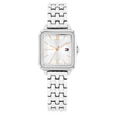 Tommy Hilfiger Reloj con Movimiento de Cuarzo de Tres Manecillas para Mujer con Correa de Acero Inoxidable Plateada - 1782830