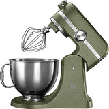 Electrolux Asistente de cocina modelo EKM5550, aparato de cocina con gancho amasador, protección contra salpicaduras, batidor de globos, tapa de fermentación, 1200 W, dos cuencos grandes de 2,9 litros