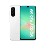 Samsung Galaxy A26 5G 128GB Teléfono Móvil, Inteligencia Alucinante, 6GB RAM, 50MP Cámara, Blanco, Garantía del Fabricante 3 Años + 1 Año Extra