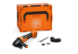 FEIN Amoladora angular batería Ø125 mm, CCG18-125-12 PD AS,18V, gran potencia y duración, para aplicaciones universales, motor sin escobillas, sin batería y cargador, con interruptor de hombre muerto