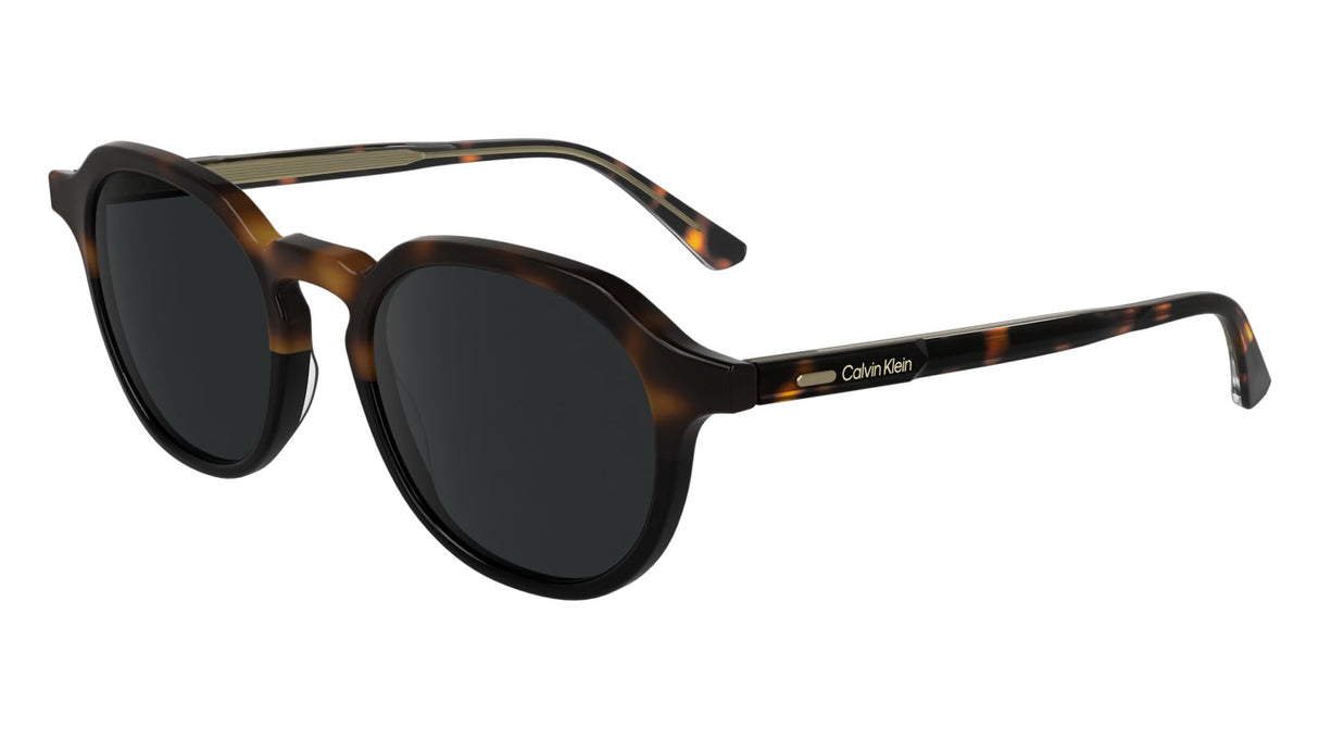 Calvin Klein Unisex Adult Sunglasses CK24538S - Havana/Black with Solid Grey Lens