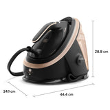 Philips PerfectCare serie 7000 Centro de planchado, golpe de vapor de 650 g, 8.5 Bares, suela SteamGlide Elite, vapor automático inteligente (PSG7300/80)
