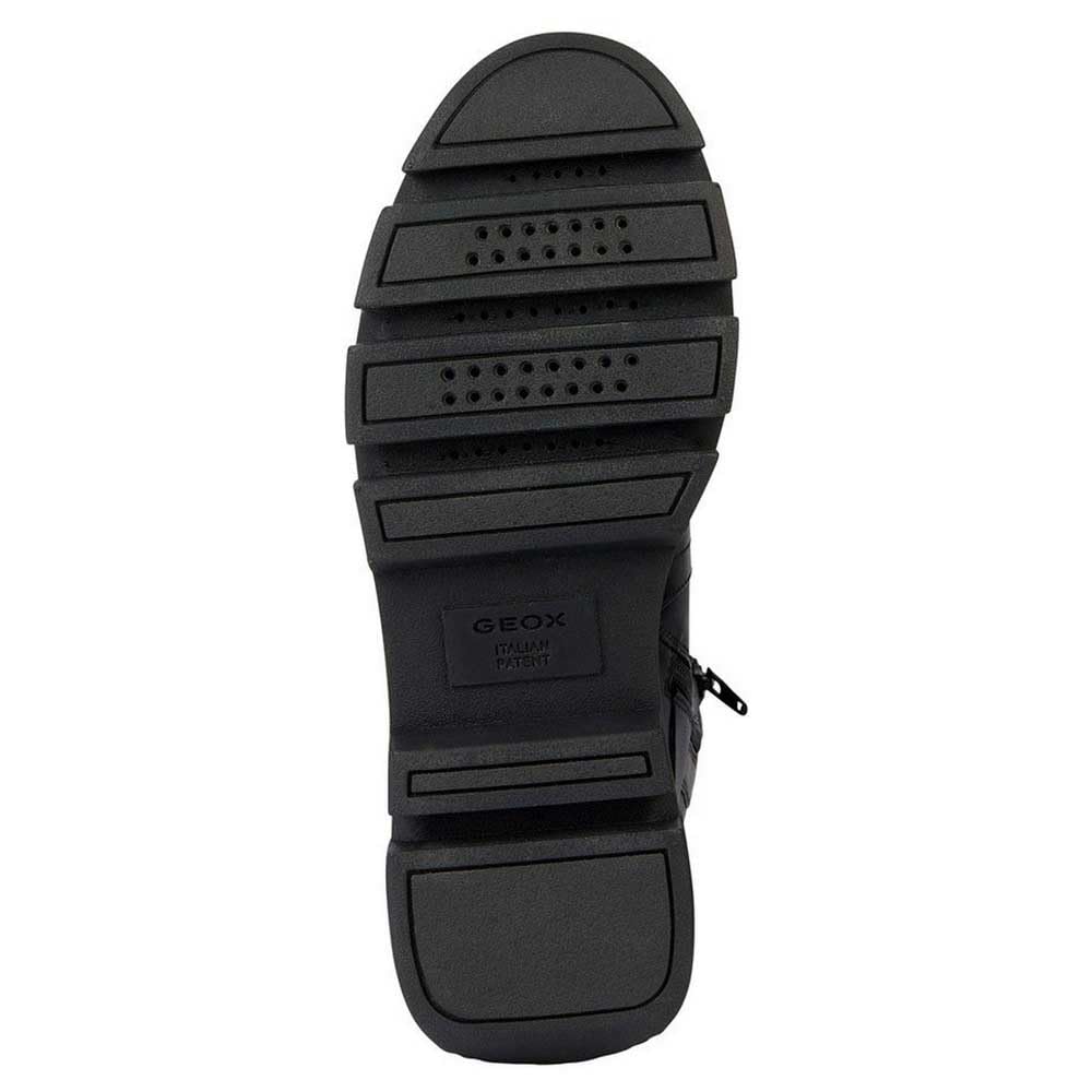 Geox D Vilde, Botas Altas hasta la Rodilla, Negro, 39 EU