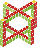 Geomag - Magicube Cubos magneticos, Multicolor, 64 Piezas, 129