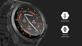 Hammer Watch 2 smartwatch, Pantalla AMOLED+ Gorilla Glass, GPS, 530 mAh, hasta 13 días de Funcionamiento, Modo Deportivo, Linterna integrada, Robusto, Apto para Uso en Exteriores