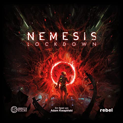Awaken Realms Asmodee Nemesis: encierro, Juego Experto Dungeon Crawler, 1-5 Jugadores, Desde 14+ años, 60-180 Minutos, Idioma: Alemán
