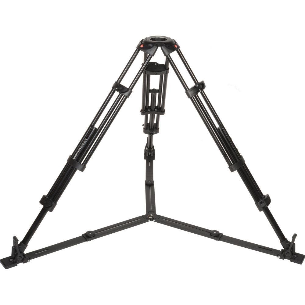 Manfrotto MVH502A - Trípode completo, negro - con 546GB-1