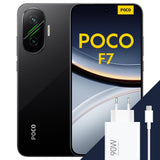 XIAOMI POCO F7 - Smartphone de 12+256GB, Cámara Sony de 50 MP con OIS, Pantalla AMOLED de 6,83'' 1.5K a 120Hz, Snapdragon 8s Gen 4, Hypercharge 90W, Cargador Incluido, Negro (Versión ES)