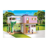 PLAYMOBIL myLife 71607 Casa con jardín, con Dos Figuras y una Hoja de Pegatinas, Hecha de más del 80% de Materiales reciclados y de Base biológica, Juguetes para niños y niñas a Partir de 4 años