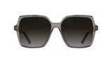 Calvin Klein Women's Sunglasses CK25537S - Transparent Taupe with Gradient Purple Lens