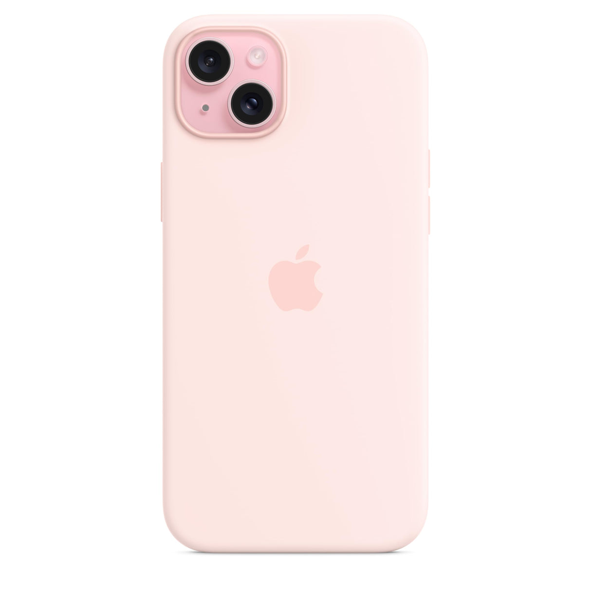 Apple Funda de Silicona con MagSafe para el iPhone 15 Plus - Rosa Claro