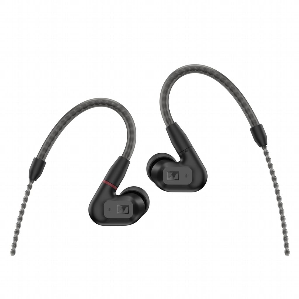 Sennheiser Auriculares estéreo audiófilos con Cable IE 200: Auriculares intraurales con Cable con Sonido nítido Superior de Alta fidelidad, Voz Realista y Graves impactantes - Negro