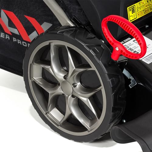 NAX POWER PRODUCTS 2000S Briggs & Stratton Serie 625EXi 150 cm3 ReadyStart Ancho de Corte 46 cm Cesta 60l Ruedas giratorias Delanteras cortacésped a Gasolina con propulsión, nax2000s 625exi 46 cm