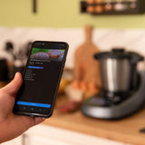 Cecotec Robot de Cocina Multifunción Mambo Touch. 1600 W, 37 Funciones, Pantalla Táctil TFT 5" con Recetario Integrado, 3,3 Litros de Capacidad, APP, Báscula y Jarra de Acero Inoxidable