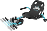 Crazy Cart Shuffle de Razor Drifting Go-Kart para niños a Partir de 4 años, tecnología Crazy Cart Drift Bar, Marco Ajustable con 5 ajustes de Longitud, Color Azul