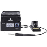 TOOLCRAFT LSL-951 - Estación de soldadura digital con iluminación LED y extracción de humo de soldadura (80 W, 160-480 °C)