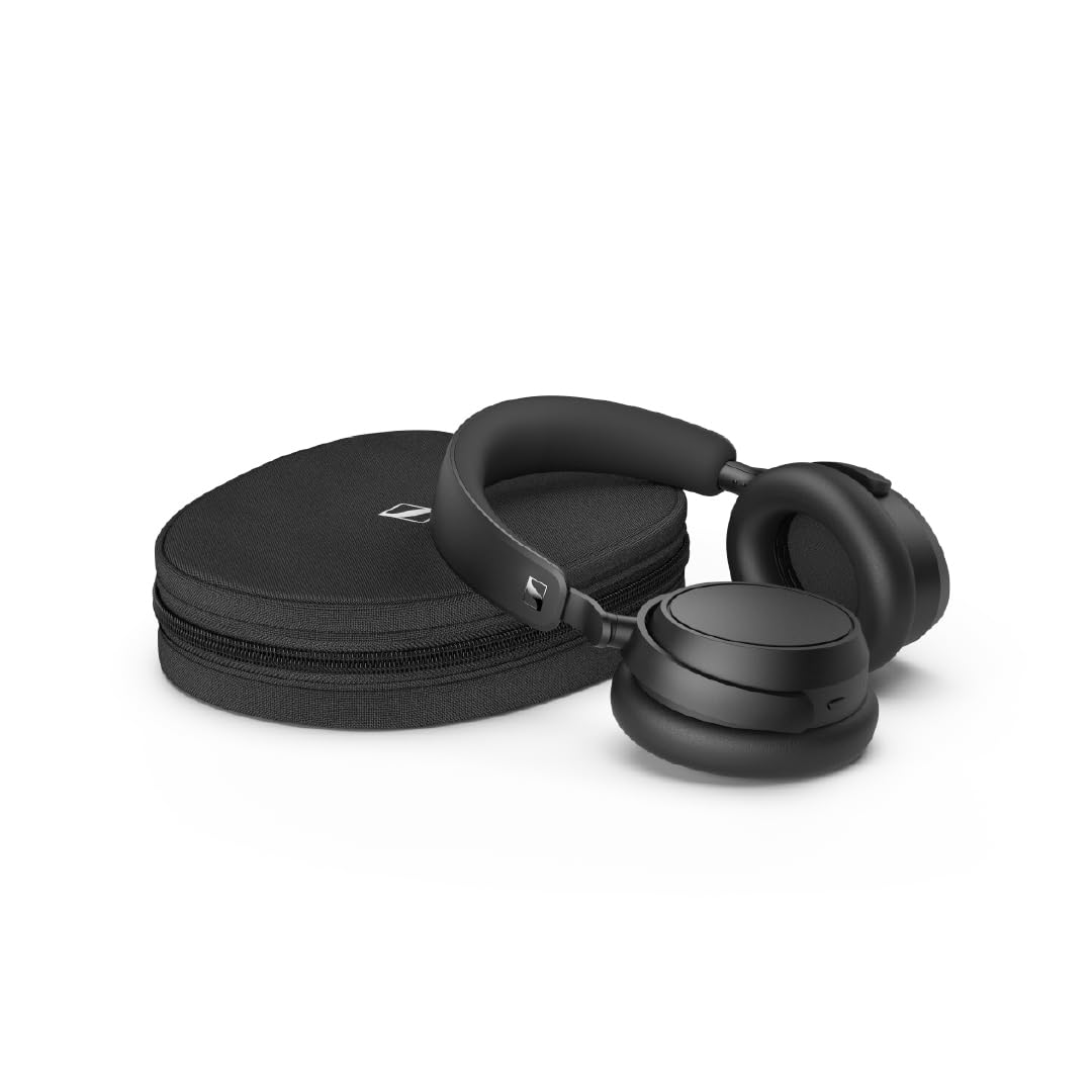 Sennheiser ACCENTUM Plus Wireless Auriculares con Bluetooth - Audio función de Carga rápida, autonomía de 50 Horas y cancelación de Ruido Activa híbrida adaptativa - Negro