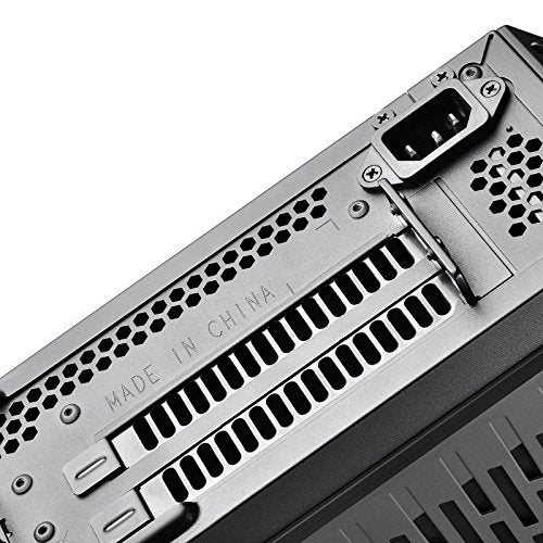 SilverStone SST-ML08B-H - Carcasa de Ordenador Milo Slim HTPC Mini-ITX, con asa, Negro