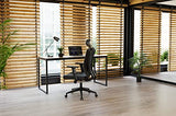Zinus Jennifer Mesa de escritorio 160x61x74 cm - Mesa de estudio moderna de metal y madera - Mesa de ordenador - Marrón y blanco