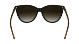 Calvin Klein Women's Sunglasses CK25508S - Black with Gradient Brown Lens