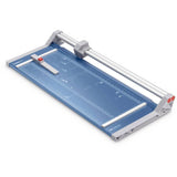 Dahle 554 - Cizalla rotativa profesional, longitud de corte de 71 cm, capacidad de 20 hojas, autoafilado, barra de guía doble, abrazadera automática, cortador de papel de ingeniería alemana